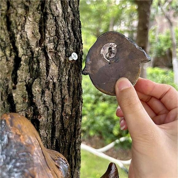 Tree Face Bird Feeder, Tree Faces Decor Outdoor, Tree Decorations Outdoor, - Picture 6 of 8